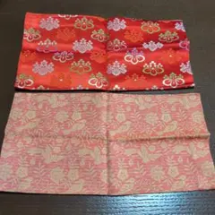 茶道具 ふくさ 唐物用　濃茶用　2枚