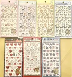 【正規品】ボンボンドロップシール　ちいかわ・ベイマックス・リロ&スティッチ　7枚