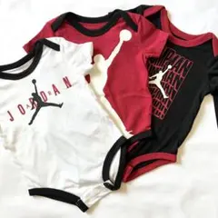 ジョーダン Jordan ロンパース 3枚セット Nike ナイキ 3-6ヶ月