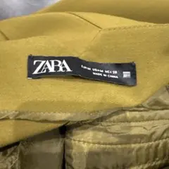 ZARA オリーブグリーン スラックス M