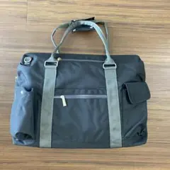 ナイロン製黒トートバッグ、訪問鞄