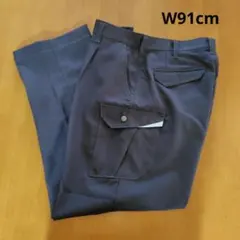 ワークパンツ AS-1725 ブラック W91 L80 作業着のサムネイル