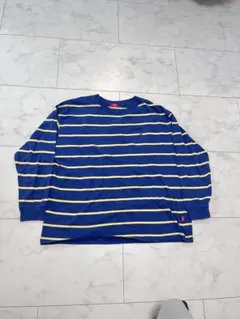 Polo 青/黄色ストライプ ボーダー長袖カットソーのサムネイル