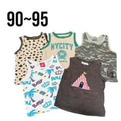 ベビー服 タンクトップ Tシャツ トップス 5枚まとめ売り 保育着