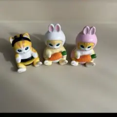 mofusand　ミニフィギュア　3点セット