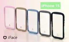 iPhone 15用ケース iFace 透明感