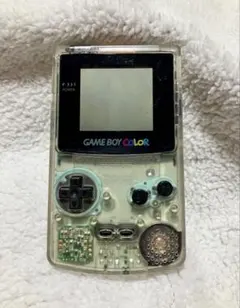 【起動確認済み】ゲームボーイカラー スケルトン 本体 +ソフト5本