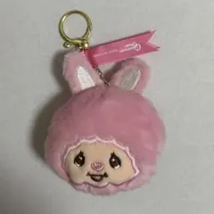 モンチッチ ガチャガチャ フェイスぬいぐるみ ピンク　チムたん