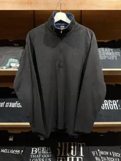 90s Patagonia Capilene ハーフジップフリース L ブラック