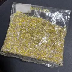 MIYUKI Delica Beads Mix イエロー・ホワイト系　25g
