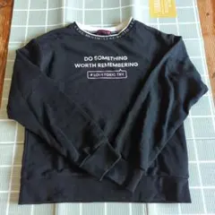 Lovetoxic 黒 プリントトレーナー M 150