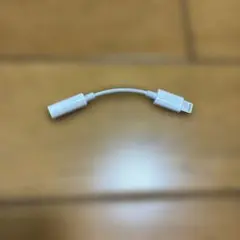 iPhone Lightningオーディオアダプタ ホワイト