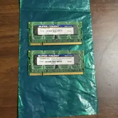 SUPER TALENT DDR2-533 1GB SODIMM メモリ