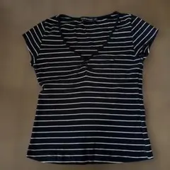 CLUB MONACO レディース ボーダー 半袖Tシャツ S/Pのサムネイル