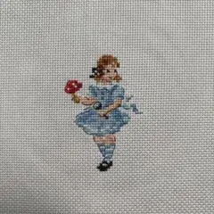 ヴェロニクアンジャンジェ　クロスステッチ完成品