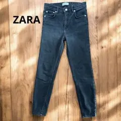 ZARA スキニーデニム ブラック EUR36 レディース 黒
