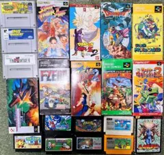 ファミコン　スーパーファミコン　ソフト20本セット