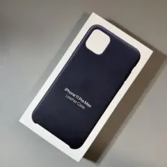 【純正】iPhone11Promax レザーケース　Apple 新品
