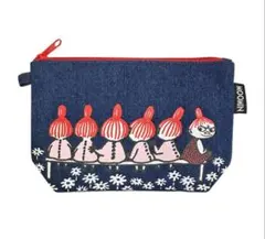 MOOMIN ムーミン デニム グッディポーチ リトルミイちらり リトルミィ