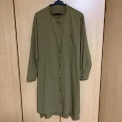 長袖 シャツワンピース　40 albacher アルバッシュ