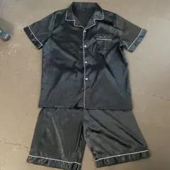 SHEIN メンズ パジャマ セットアップ ブラック Lサイズ
