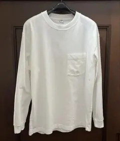 ウォッシュコットンクルーネックTシャツ