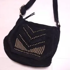 スタッズ ショルダーバッグ