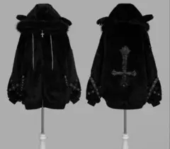 DimMoire ディムモアール ベロアスカジャン MA-1 黒 ユニセックス