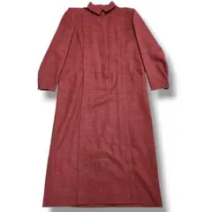 【美品】クリスチャンディオール シャツワンピース マキシ丈 7 アルパカ シルクのサムネイル