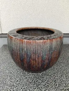 火鉢 アンティーク 瀬戸火鉢