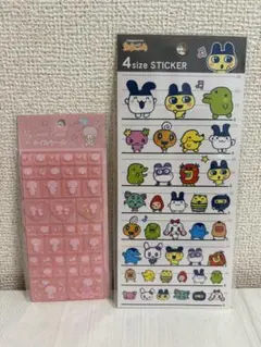 4サイズステッカー たまごっち マイスウィートピアノ タイルシール サンリオ