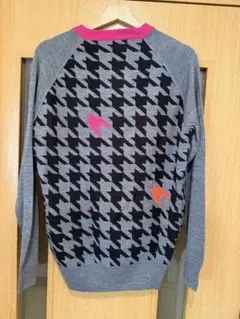 BunkerMentality ハウンドトゥースセーター L