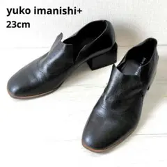 美品・大きめ】MANA ふかふかバブーシュ 黒 25.5 フラットパンプス