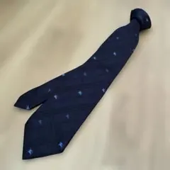 Burberry バーバリー　ネイビー チェック柄 ネクタイ