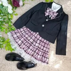 【SALE!!】フォーマル 女の子 ピンク 4点セット 120