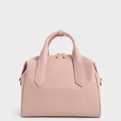 チャールドアンドキース スローチー ダブルハンドルバッグ （Mauve）