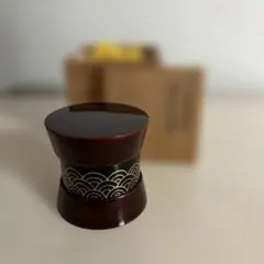 茶道具 棗 葵春作 青海波蒔絵 中棗 共箱 - メルカリ