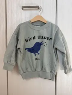 BOBOCHOSES バードプリント トレーナー 98cm