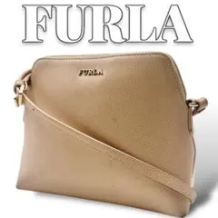FURLA レザー ピンク ショルダーバッグ レディース 8749