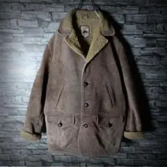 90s☆ALLIX スウェードジャケット 裏ボア 中綿入り グランジ ゆったり