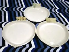 ♡♡かわいいかぶの形のお皿３枚