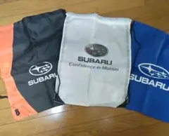 SUBARU ドローストリングバッグ 3点セット