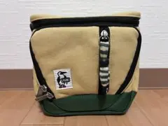 CHUMS カメラバッグ コンパクト ベージュ・グリーン