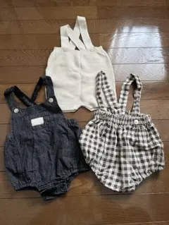 美品ロンパース 3点セット (95cm以下)