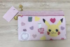 ラブラリーバイフェイラー ポケモン ピカチュウ フラットポーチ L 新品