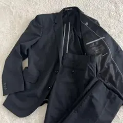 エムエフエディトリアル スーツ AB7 大きいサイズ　背抜き セットアップ 黒