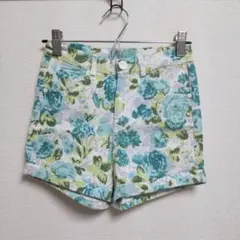 【ANAP】ハイウエスト　ショーパン　花柄