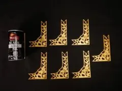 限定値下　本金メッキ金具　最高級仏壇用　10.8×7.3　7枚　3841