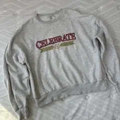 jouetie CELEBRATE トレーナー グレー ホワイト