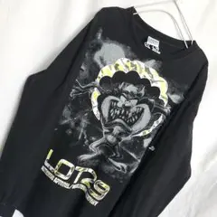 LOT29 ダズマニアンデビル エアブラシ ビッグプリント ロンT ルーニー